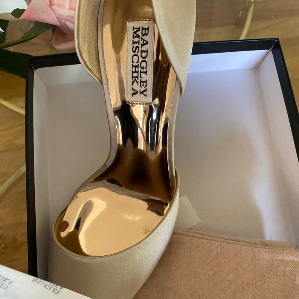 Badgley Mischka Ozara II Crystal Heel Pump